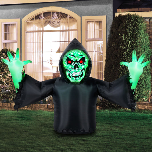 7-Ft Ground-Breaker Reaper Halloween Inflatable lifestyle