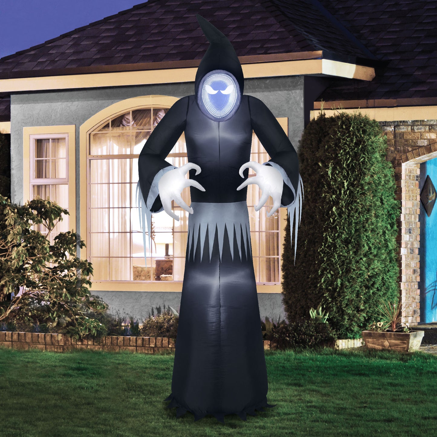 3-Ft Infinity Mirror Reaper Halloween Inflatable lifestyle