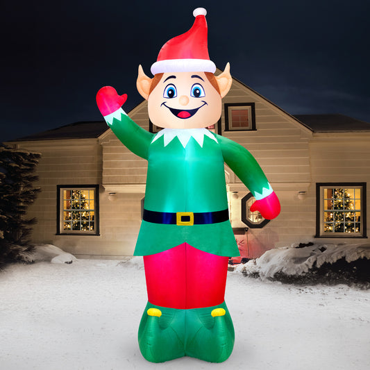 Colossal Elf Christmas Inflatable lifestyle