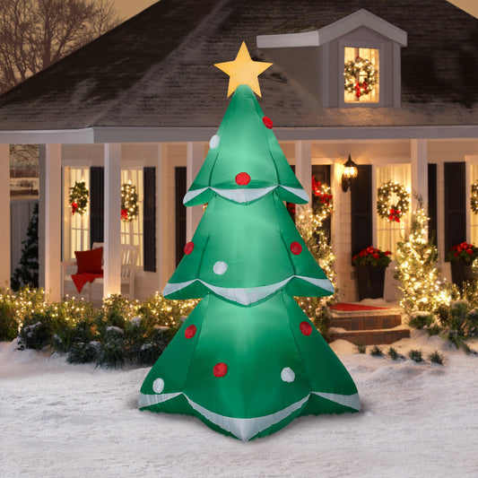 Christmas Inflatable Tree Giant, 10 ft Tall, Green lifestyle