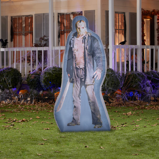 6' Photorealistic Airblown-Jason Voorhees Halloween Inflatable lifestyle