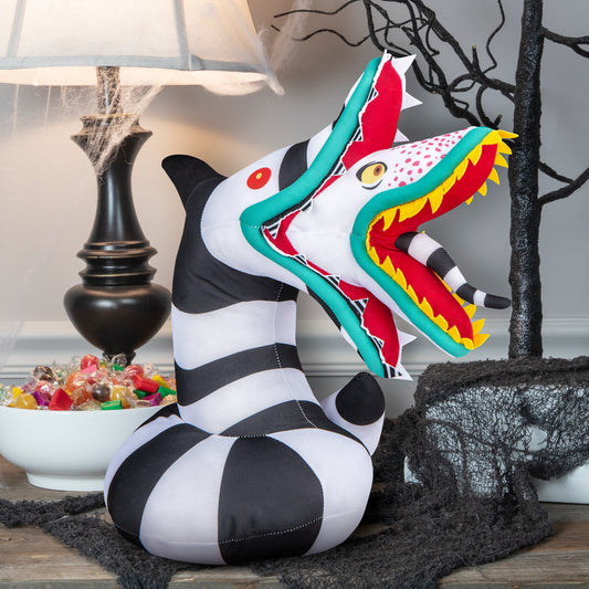 Gemmy Beetlejuice Sandworm Halloween Greeter, Multi