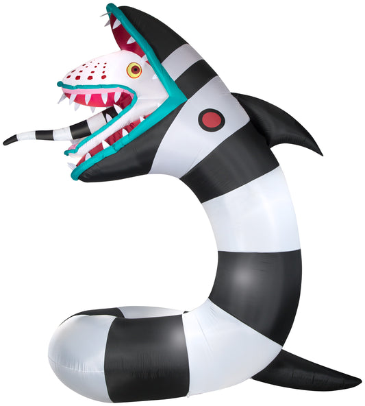 9.5-Ft Animated Beetlejuice Sandworm with LED Lights Inflatable