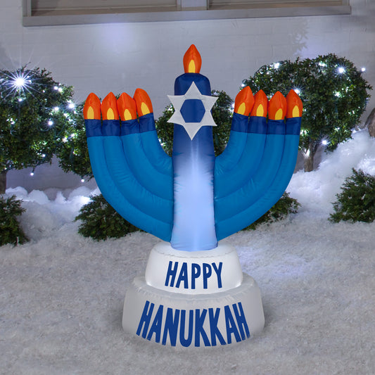3.5-Ft Hanukkah Candle Display Inflatable lifestyle
