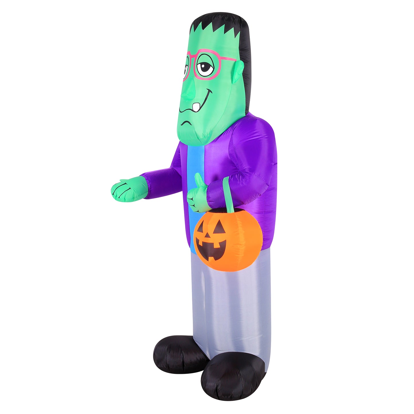 Occasions 7' INFLATABLE TRICK OR TREAT MONSTER, 7 ft Tall, Multicolored image 4