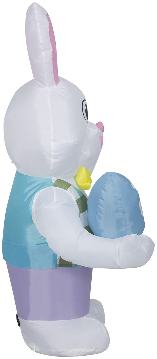 4-Ft Bunny Easter Inflatable image 2