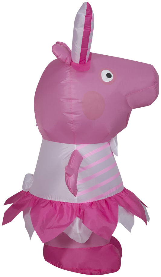 3.5-Ft Peppa Pig in Easter Outfit Inflatable image 2