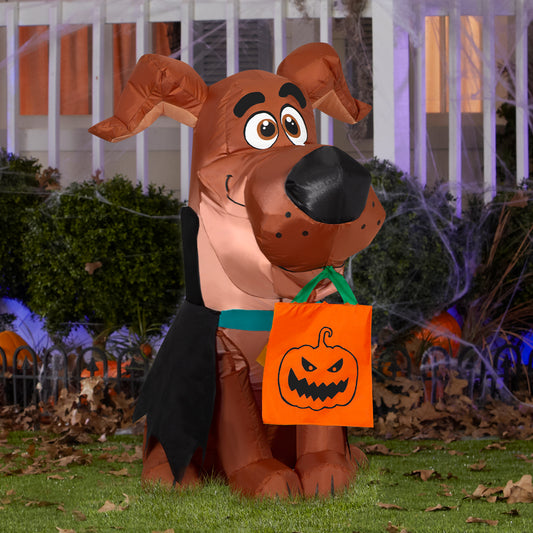 3.5-Ft Scooby-Doo Puppy Vampire Halloween Inflatable lifestyle