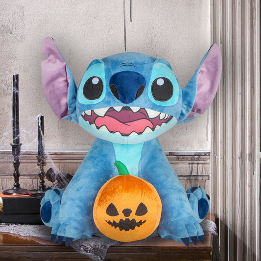 Stitch with Jack O' Lantern Halloween Porch Greeter lifestyle