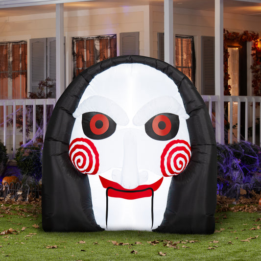 5-Ft Jigsaw Halloween Inflatable lifestyle