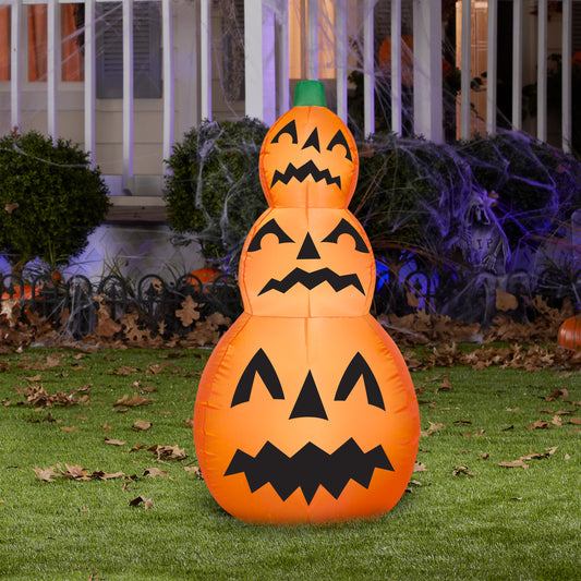 Pumpkin Stack Halloween Inflatable lifestyle