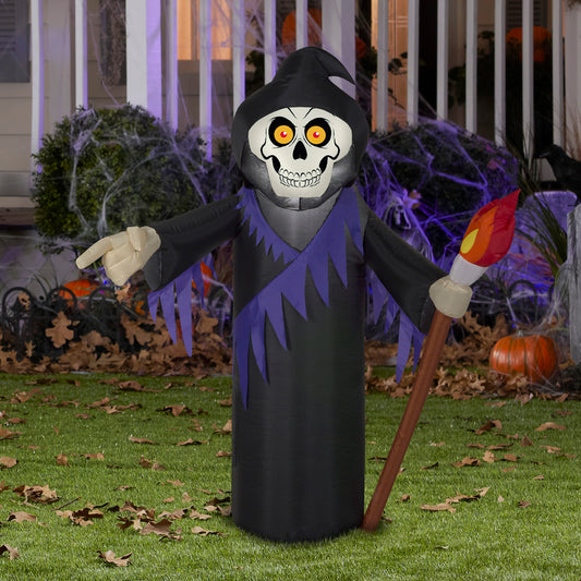 3.5-Ft Reaper Halloween Inflatable lifestyle