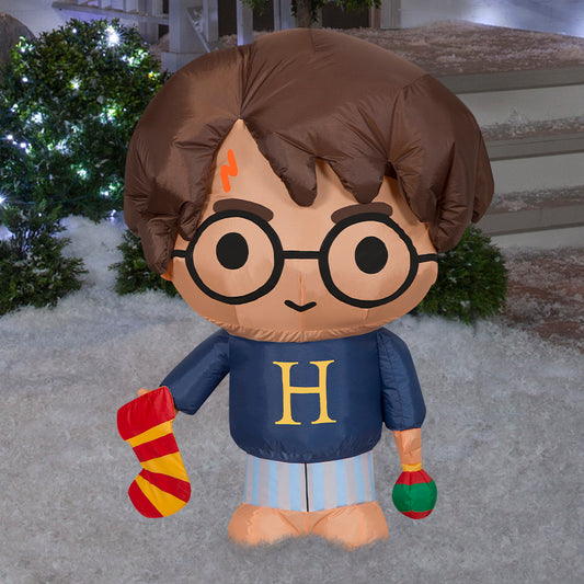 3-Ft Harry Potter Christmas Inflatable lifestyle