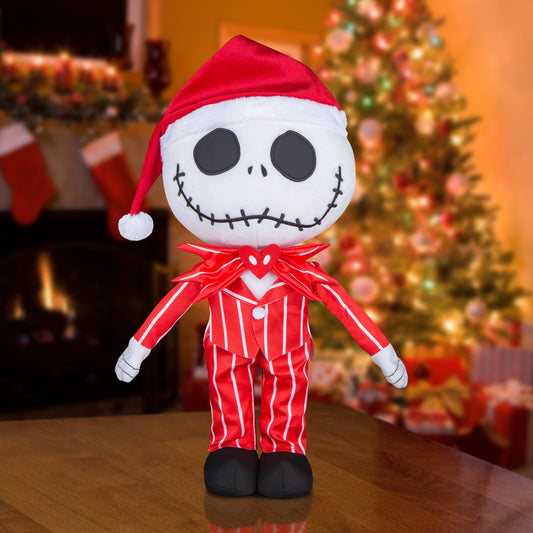 Holiday Greeter Big Head Jack Skellington in Red Outfit OPP SM Disney lifestyle