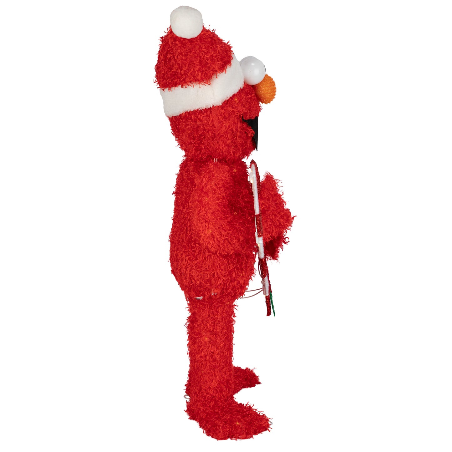 Sesame Street Elmo Tinsel Yard Sculpture, 30-Inch, Pre-Lit LED Christmas Décor image 4