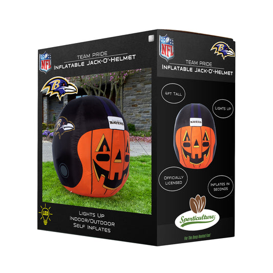 Baltimore Ravens Inflatable Jack-O' Helmet
