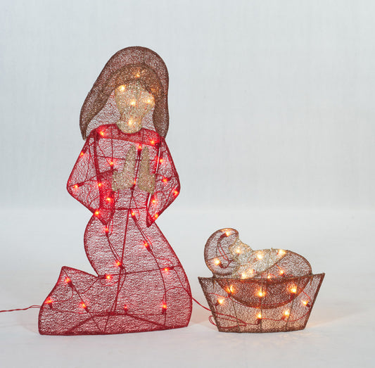 66-Inch Set of 4 Nativity Set Sculpture Christmas Décor image 2