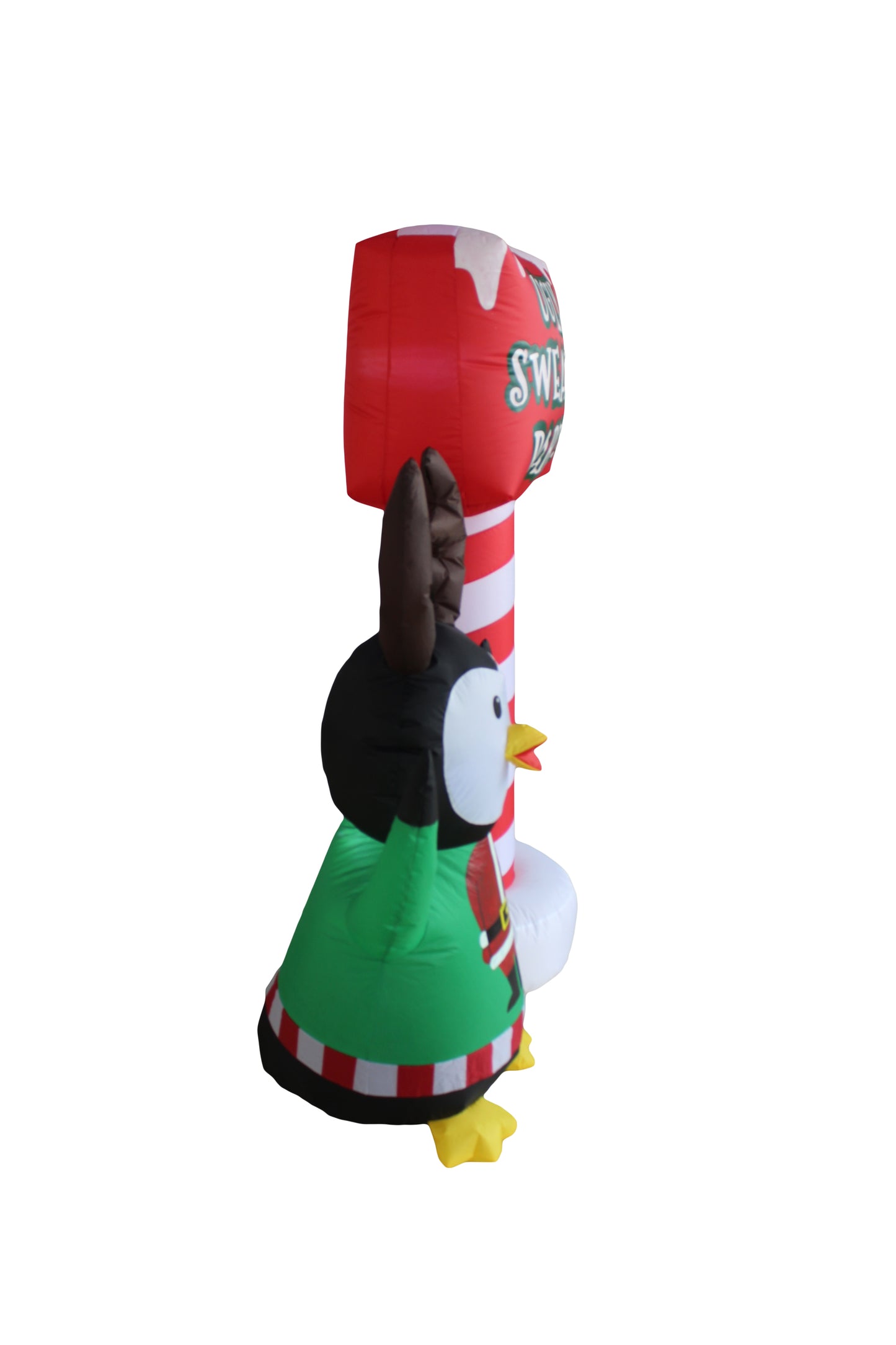 5-Ft Ugly Sweater Party Penguin Christmas Inflatable image 6