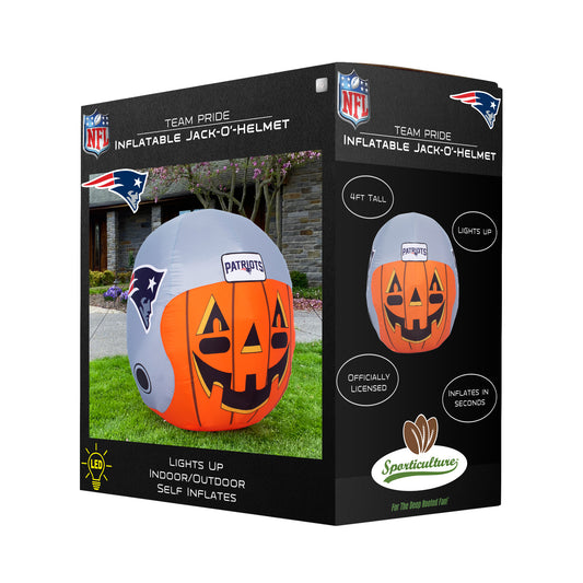 New England Patriots Inflatable Jack-O' Helmet