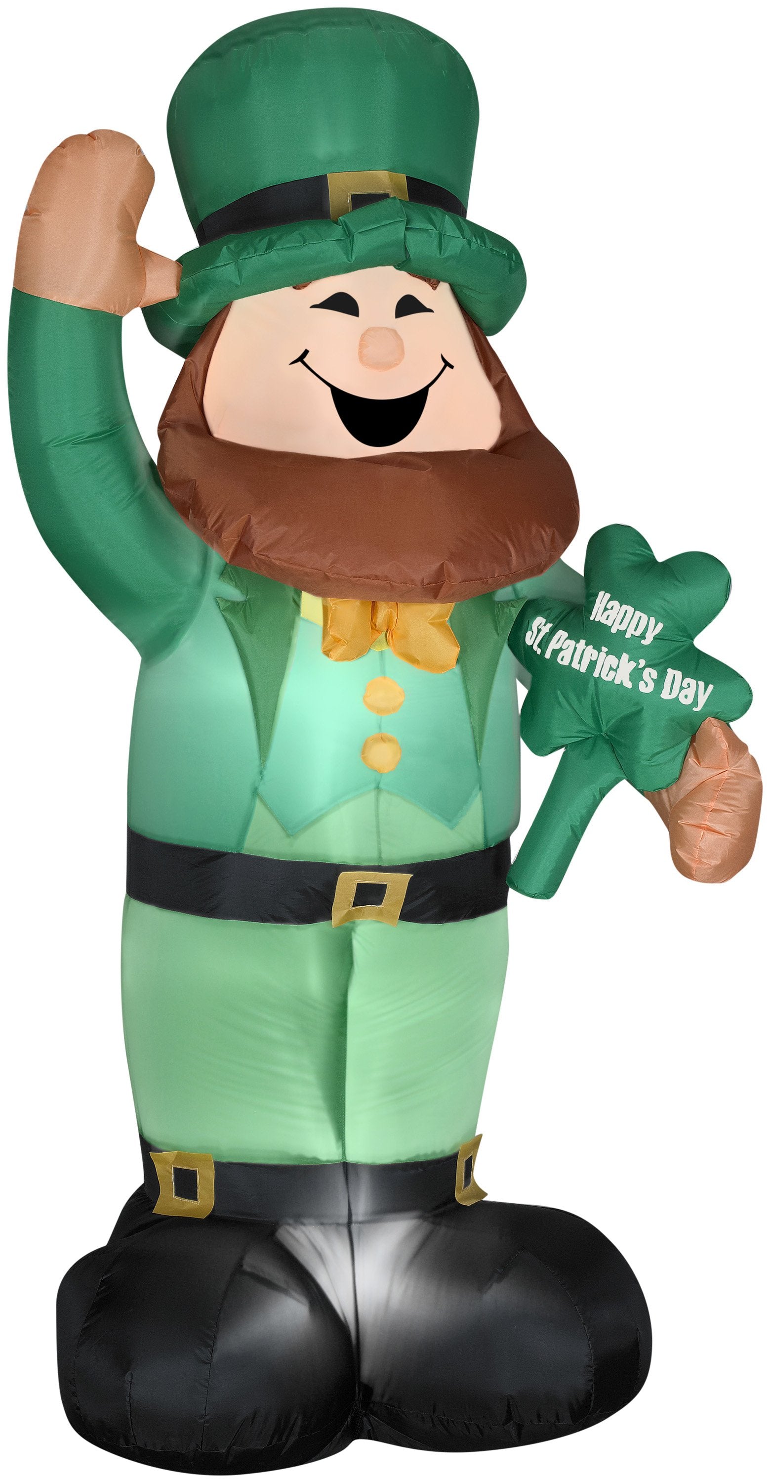 6' St. Patrick's Day Leprechaun Spring Inflatable