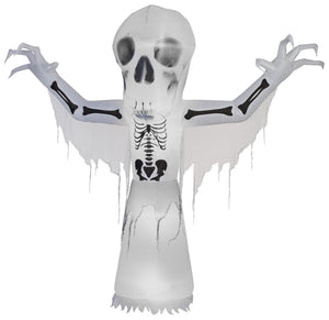 10' Airblown Short Circuit Thunder Bare Bones Halloween Inflatable
