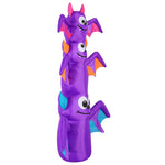 Load image into Gallery viewer, Occasions AIRFLOWZ INFLATABLE BAT STACK  6FT, 6 ft Tall, Purple
