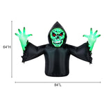 Load image into Gallery viewer, Occasions AIRFLOWZ INFLATABLE GROUND BREAKER REAPER  7FT, Tall, White
