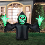 Load image into Gallery viewer, Occasions AIRFLOWZ INFLATABLE GROUND BREAKER REAPER  7FT, Tall, White
