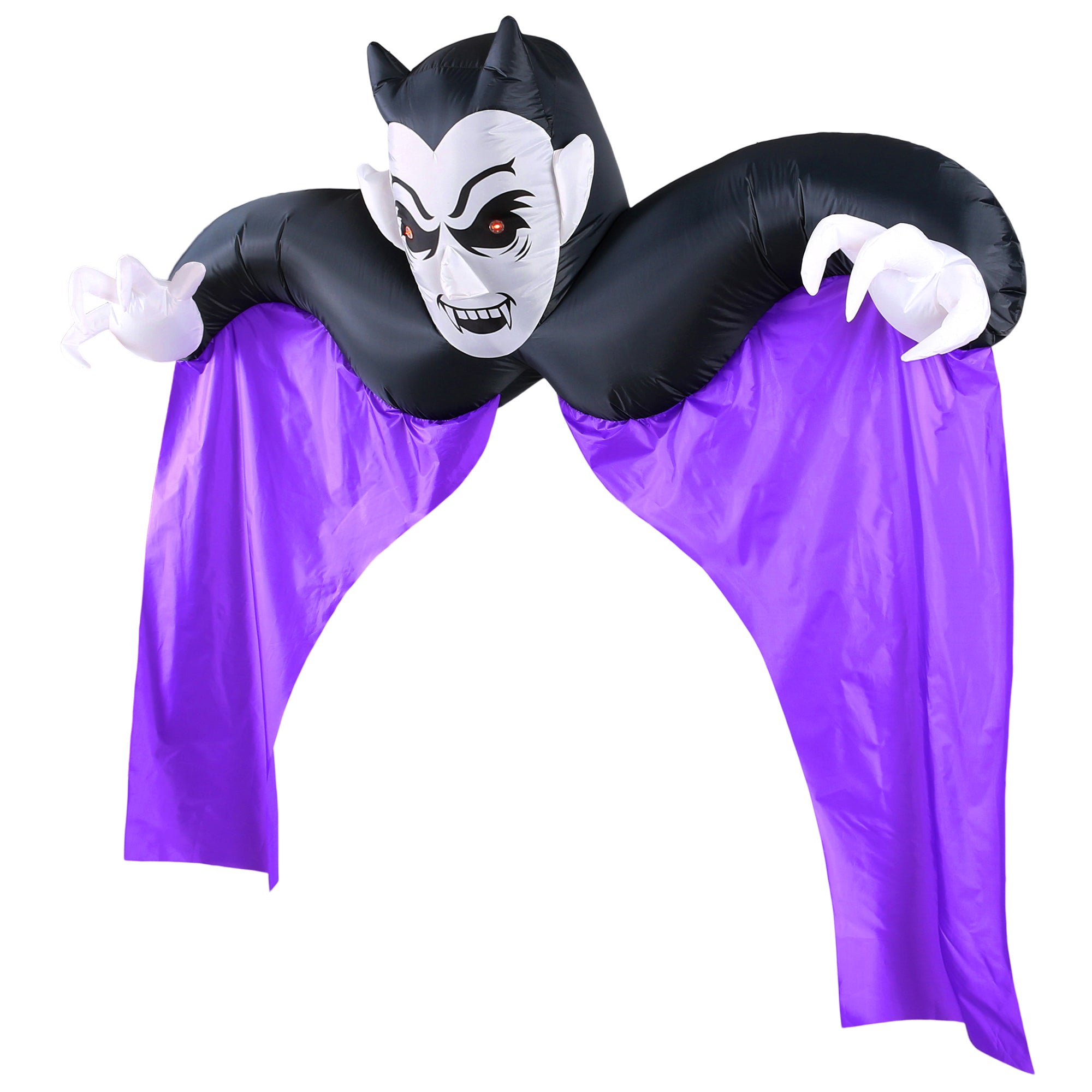 Occasions AIRFLOWZ INFLATABLE HANGING VAMPIRE  6FT, 5 ft Tall, Purple