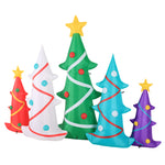 Load image into Gallery viewer, Occasions AIRFLOWZ INFLATABLE COLORFUL CHRISTMAS TREES  9FT, 6 ft Tall, Red
