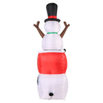 Load image into Gallery viewer, Occasions AIRFLOWZ INFLATABLE SANTA SLEIGH RIDE  8FT, 8 ft Tall, Red
