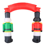 Load image into Gallery viewer, Occasions AIRFLOWZ INFLATABLE NUTCRACKERS ARCHWAY  8FT, 8 ft Tall, Red
