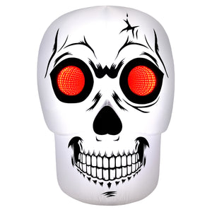 Occasions Airflowz Inflatable Infinity Mirror Skull,  Tall, Multicolored