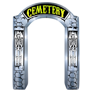 Occasions Airflowz Inflatable Cemetery Archway, 6 ft Tall, Multicolored