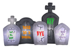 Load image into Gallery viewer, 6&#39; Inflatable Flashing Lights Tombstone Scene
