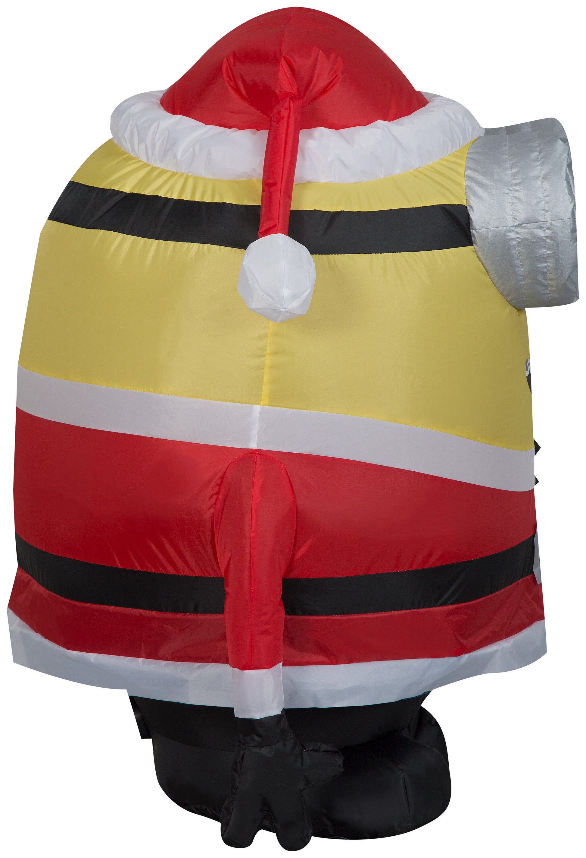 Christmas Inflatable Inflatable Minion Otto in Santa Suit, 3 ft Tall, yellow image 3