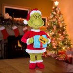 Load image into Gallery viewer, Grinch Holiday Greeter Grinch w/Present OPP Dr.Seuss, Multi
