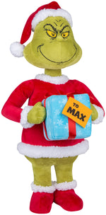 Load image into Gallery viewer, Grinch Holiday Greeter Grinch w/Present OPP Dr.Seuss, Multi
