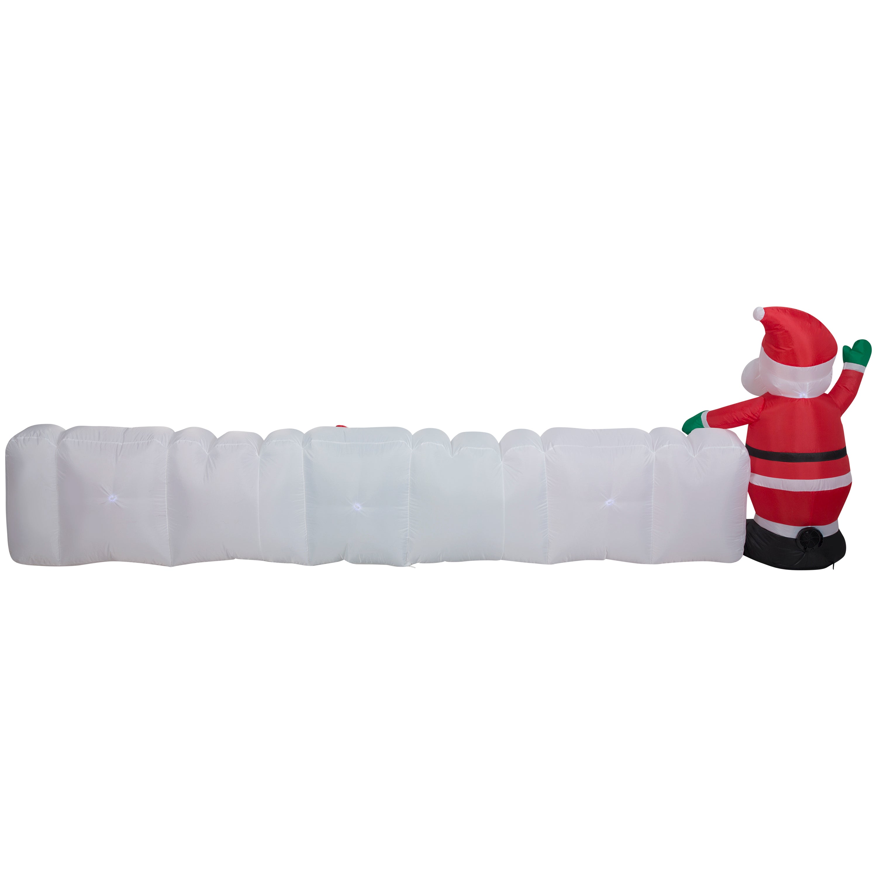 Gemmy Christmas Inflatable Ho! Sign, 3.5 ft Tall, Multi