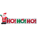 Load image into Gallery viewer, Gemmy Christmas Inflatable Ho! Sign, 3.5 ft Tall, Multi
