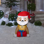 Load image into Gallery viewer, Gemmy Christmas Airblown Inflatable Rubble with Present, 3 ft Tall, Brown

