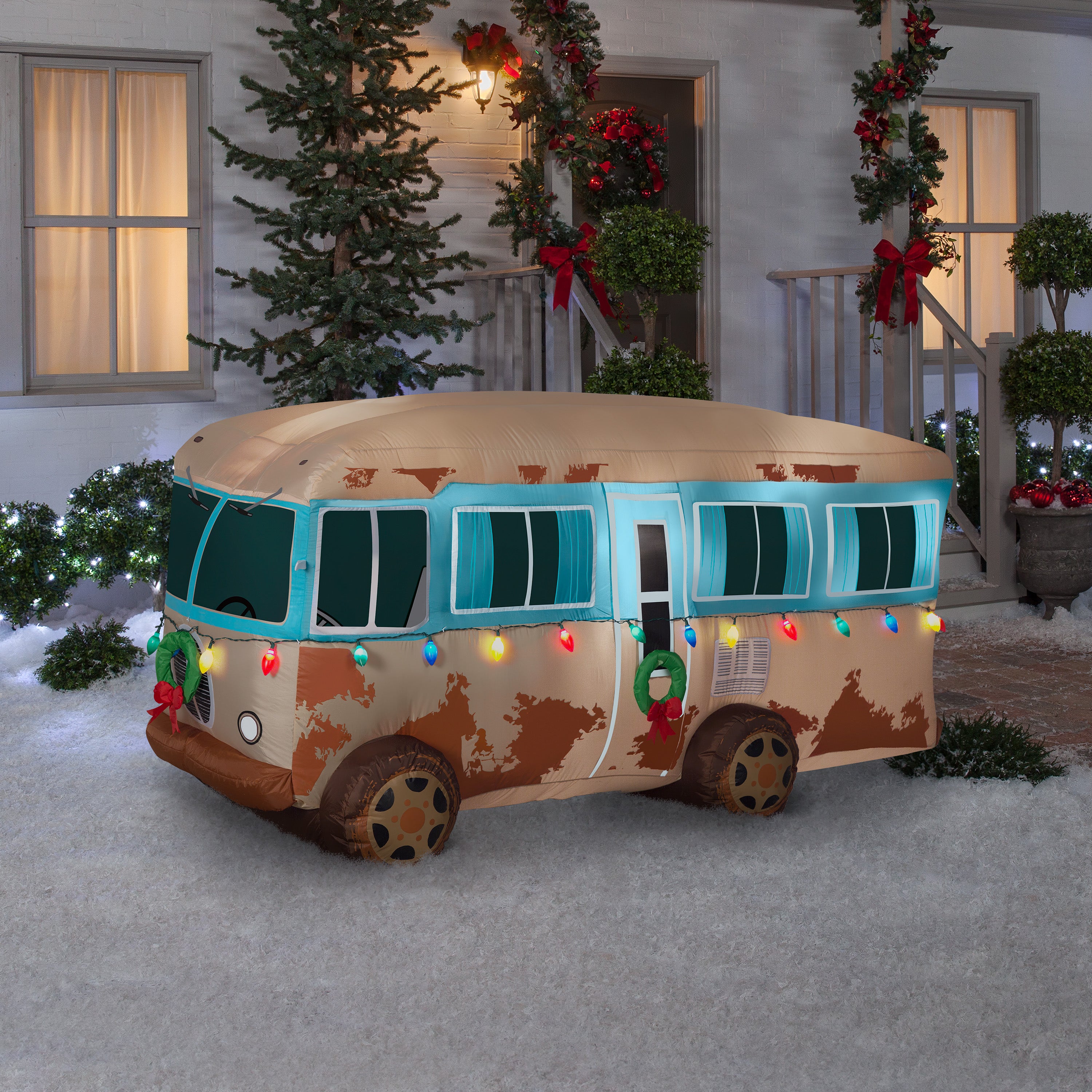 Gemmy Airblown Christmas Inflatable National Lampoon Christmas Vacation RV Scene
