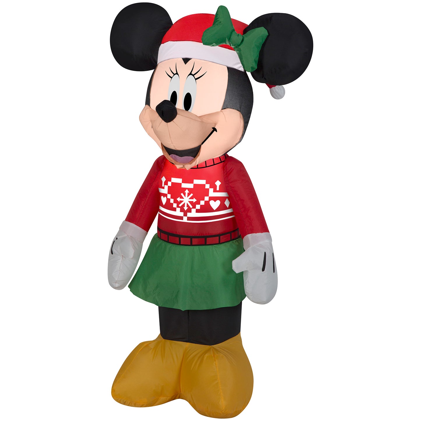 3.5-Ft Disney Minnie Mouse in Ugly Sweater Christmas Inflatable