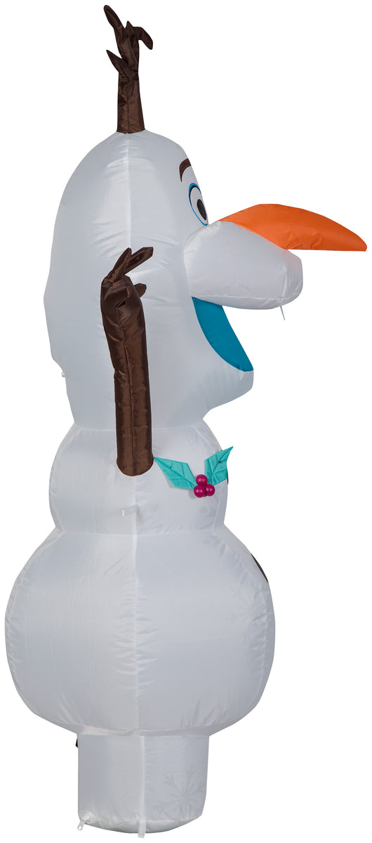 Gemmy Christmas Airblown Inflatable Olaf in Standing Pose, 4 ft Tall ...