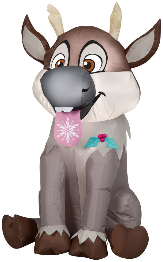 Christmas Inflatable Inflatable Baby Sven, 3.5 ft Tall, grey