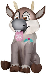 Load image into Gallery viewer, Gemmy Christmas Airblown Inflatable Inflatable Baby Sven, 3.5 ft Tall, grey
