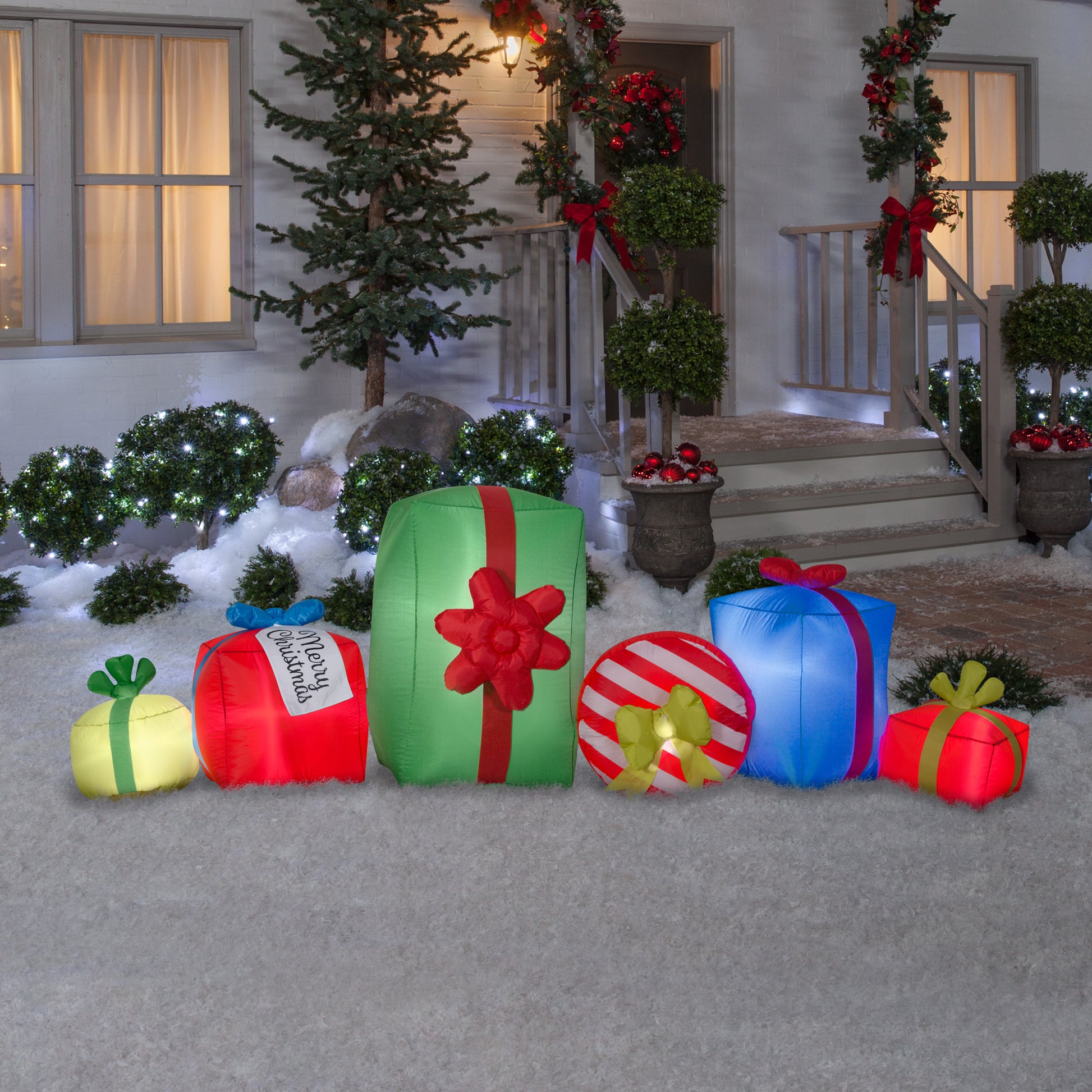 Present Collection Scene Christmas Inflatable lifestyle