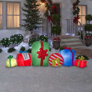 Gemmy Airblown Present Collection Scene Christmas Inflatable