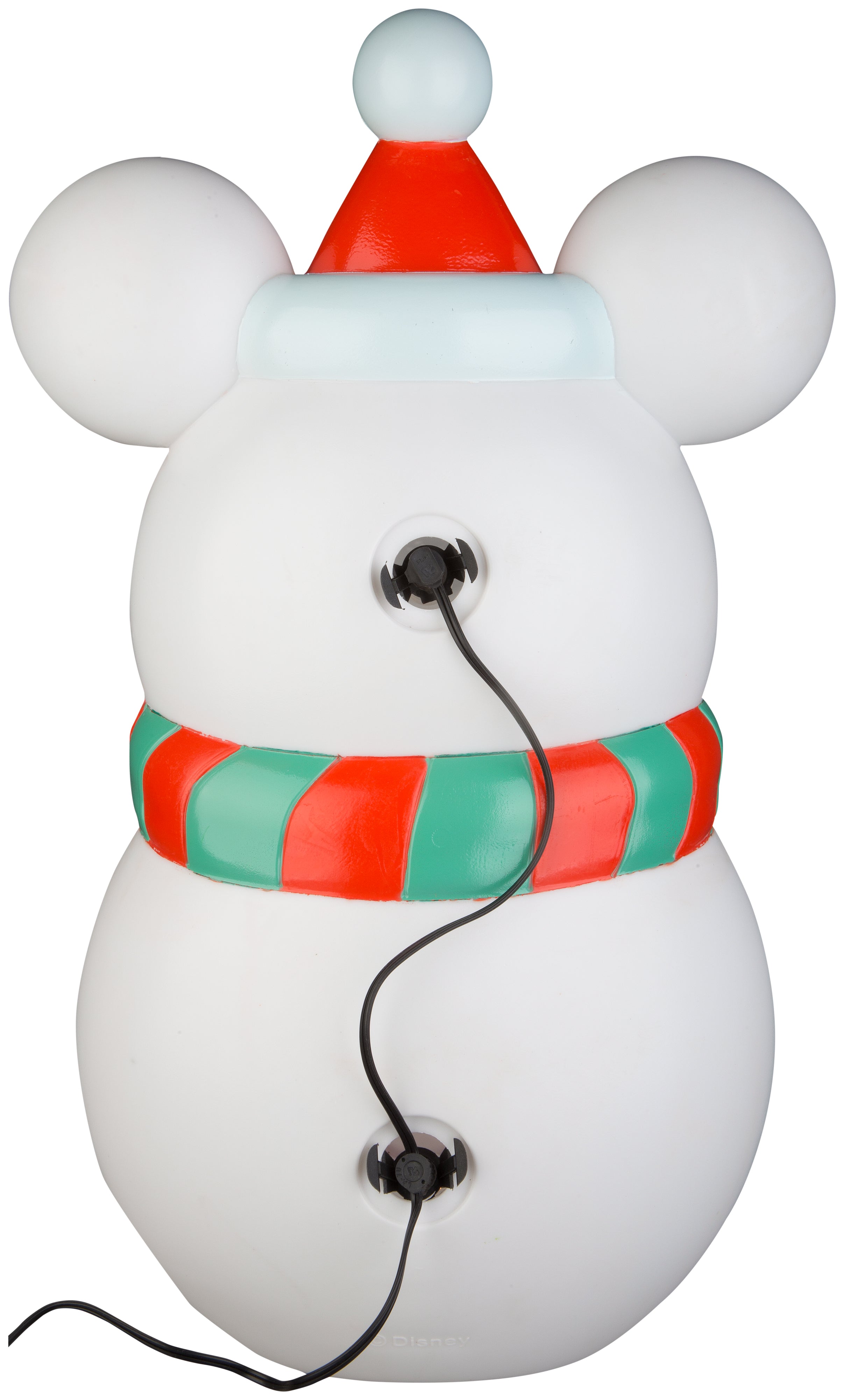 Disney Lighted Blow Mold Outdoor Decor Stylized Mickey Mouse Snowman 24" Disney, Multi