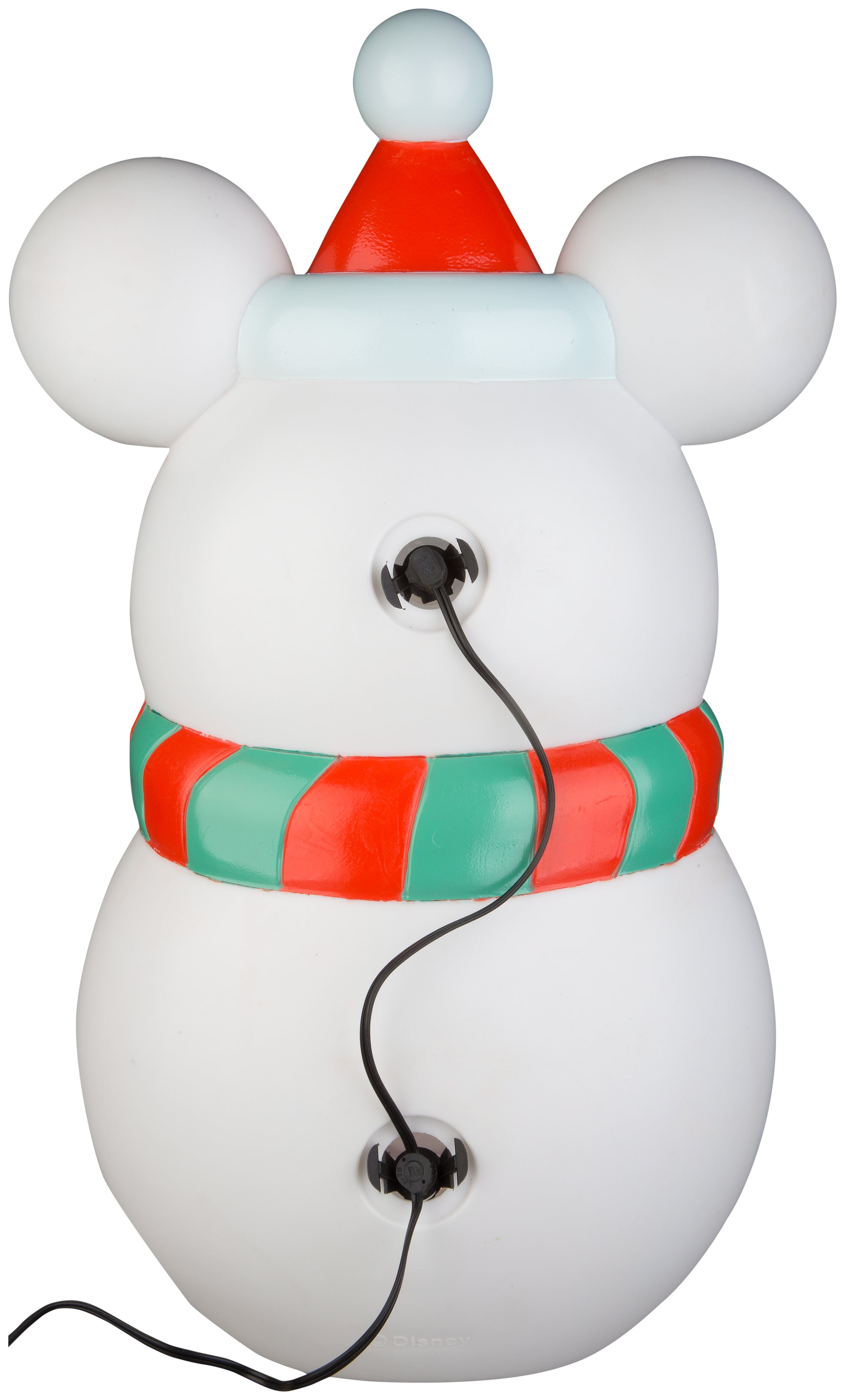 24-Inch Disney Mickey Mouse Snowman Lighted Outdoor Blow Mold image 3